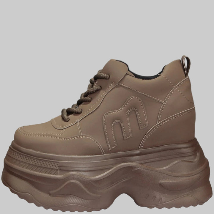 Leisure Luxury Thick Platform Chunky Sneakers