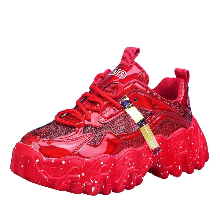 Bling Platform 6CM Chunky Sneakers