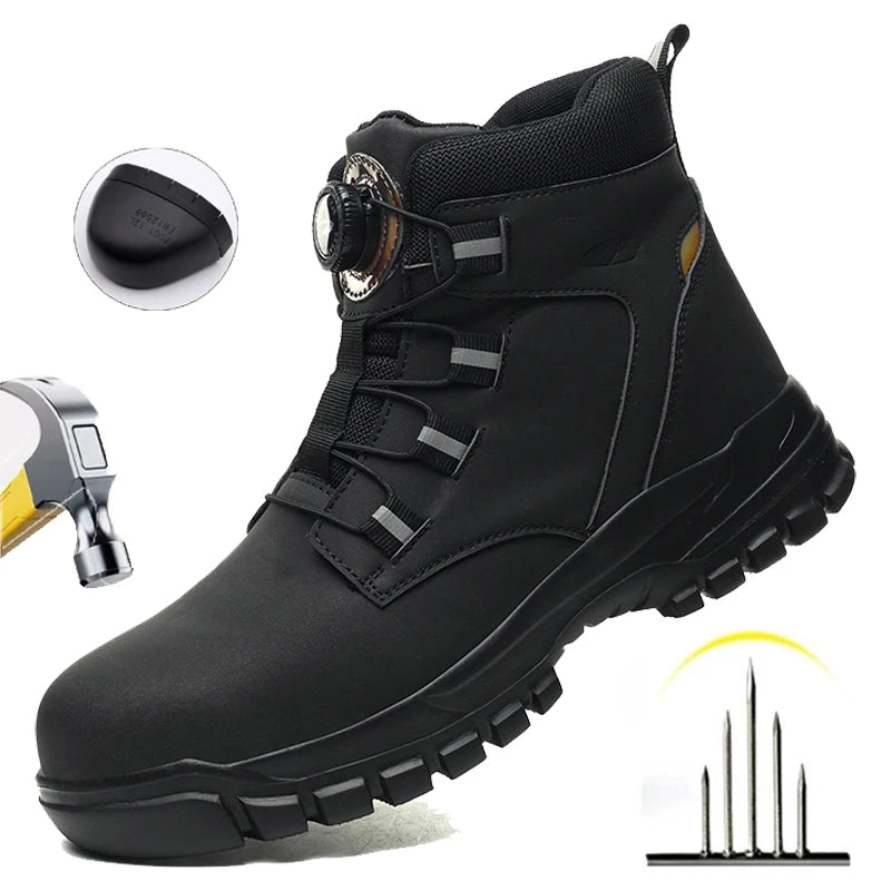 Waterproof Indestructible Steel Toe Safety Boots