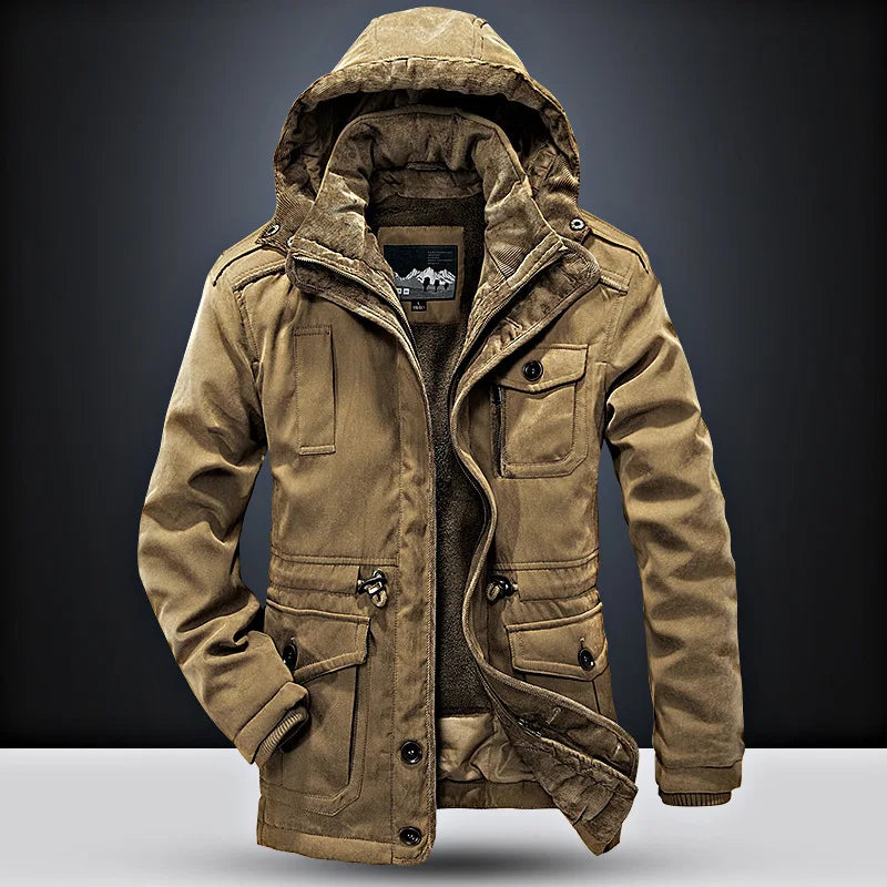 Thick Hooded Waterproof Warm Coat Winter Parka