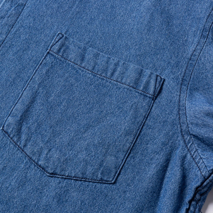 100% Cotton Long Sleeve Western Denim Shirt