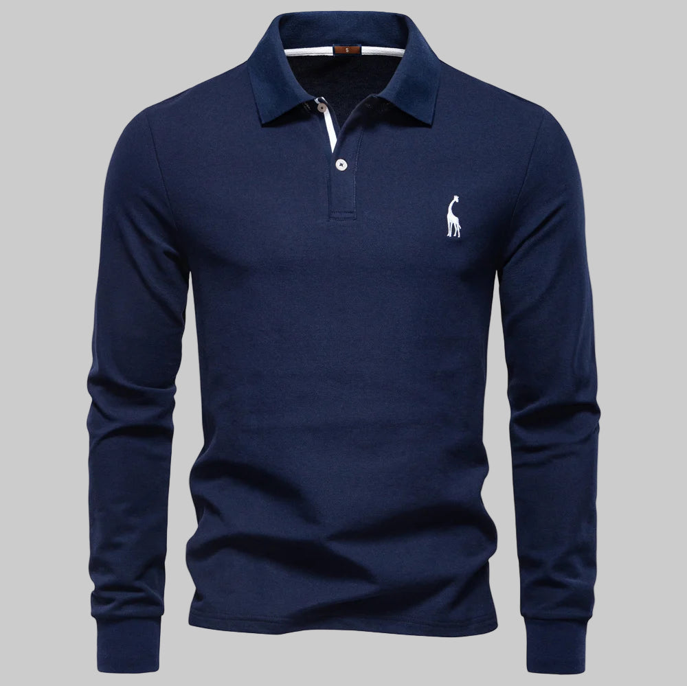 Business Casual Long Sleeve Polo