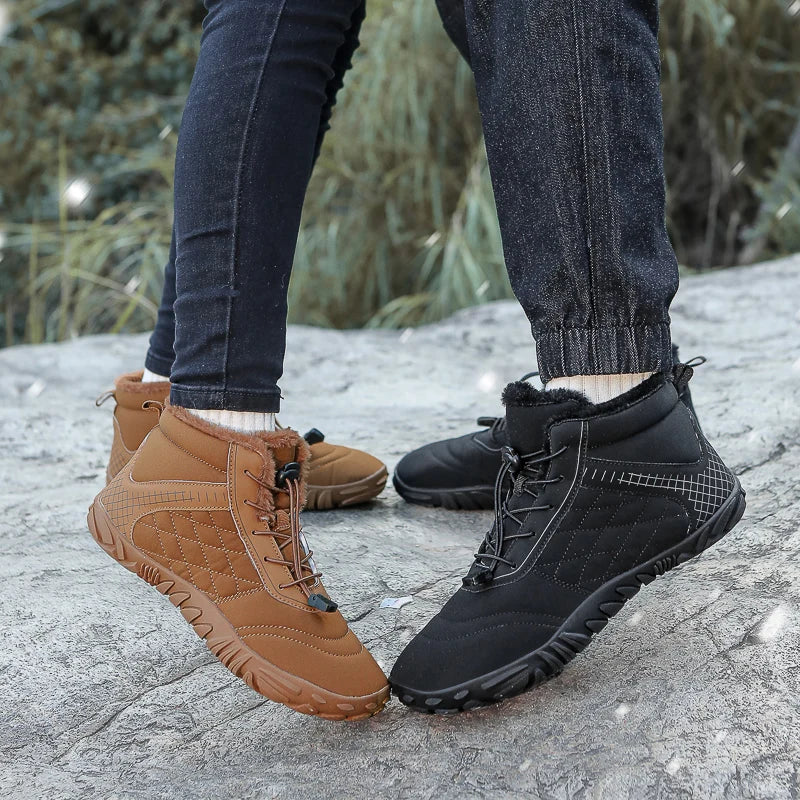 Unisex Winter Barefoot Wide Toebox Hiking Boots