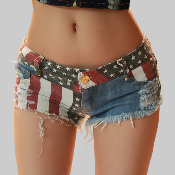 Spicy Low Waist American Denim Shorts