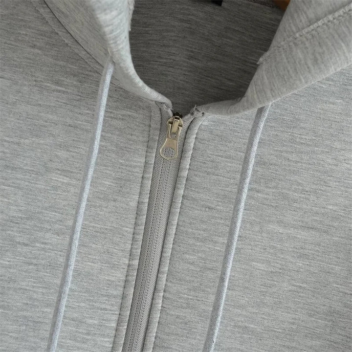 High Street Winter Oversized Zipper Hoodie