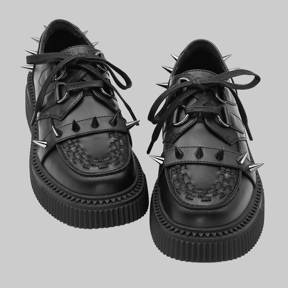 Gothic Ankle Rock Punk Lace-up Shoes