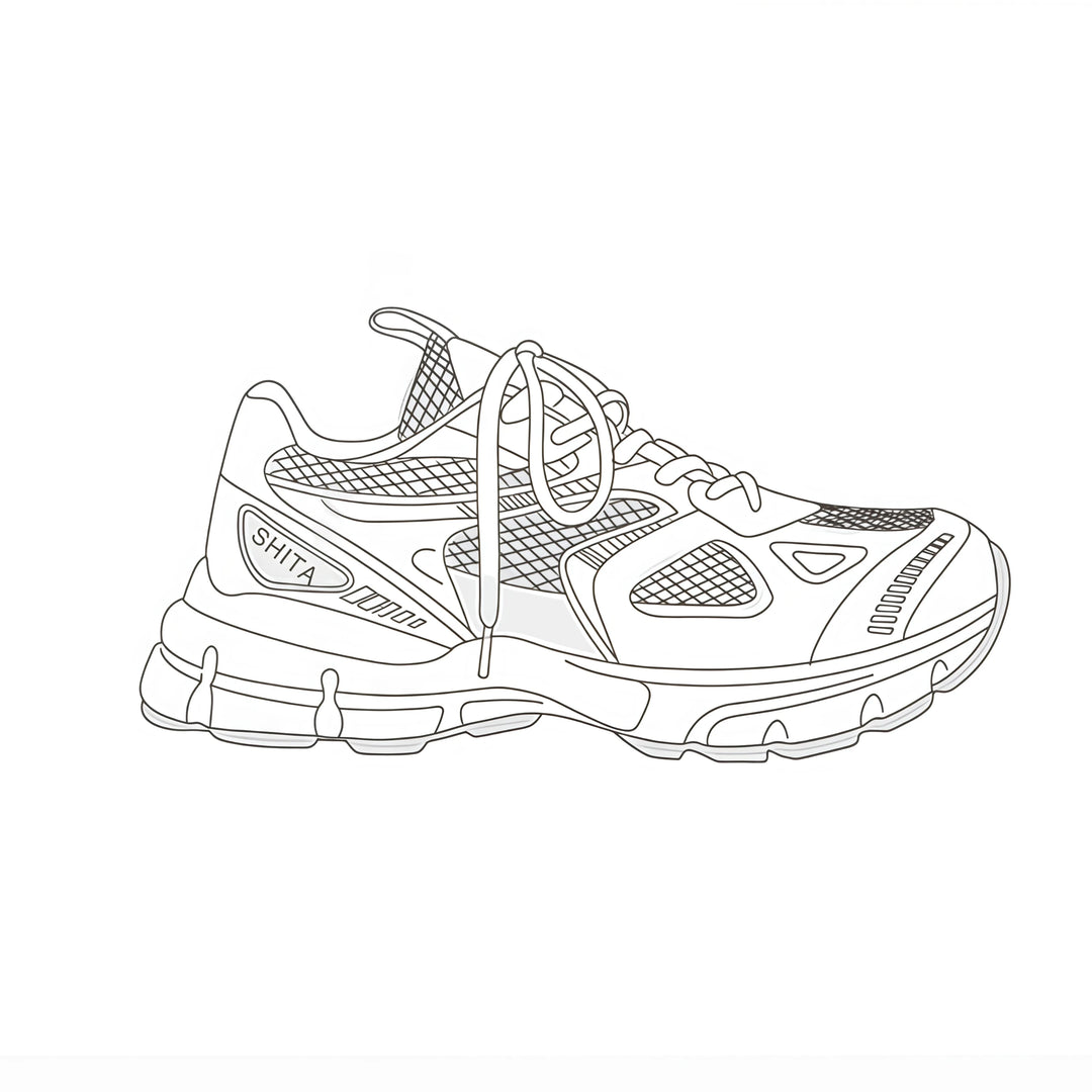 Breathable Mesh Luxury Chunky Trendy Sneakers