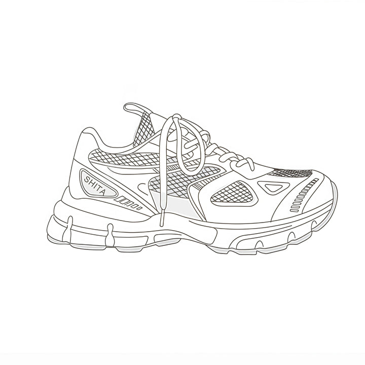Breathable Mesh Luxury Chunky Trendy Sneakers