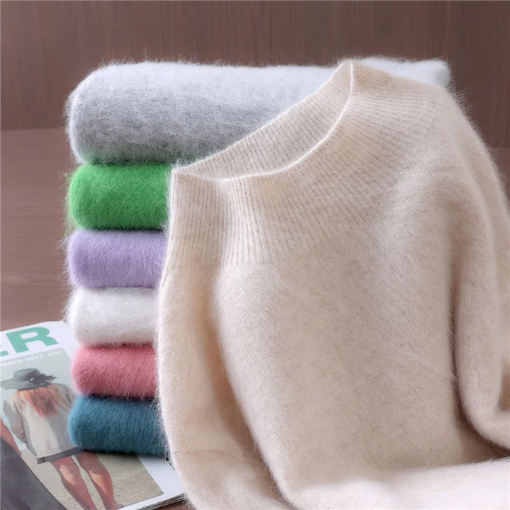 100% Mink Cashmere Autumn Winter Sweater