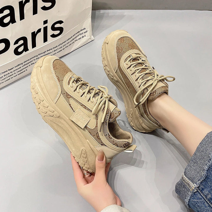Elegant Luxury Designer Platform Sneakers