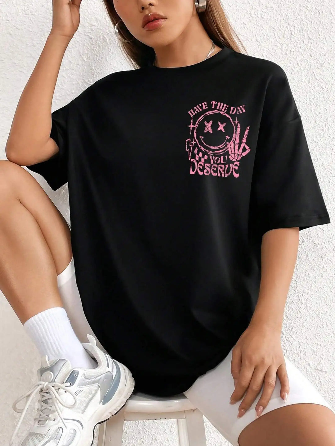 Pure Cotton American Style Printed T-Shirt