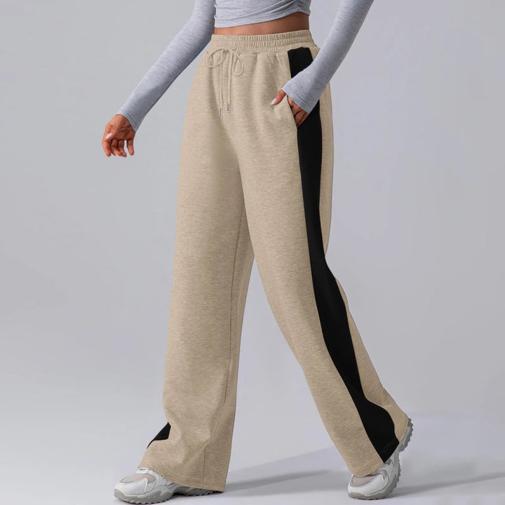Classic Wide-Leg Sports Joggers
