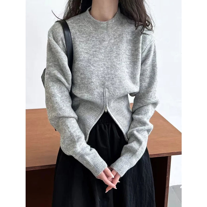 Autumn Slim Fit O-Neck Sweater