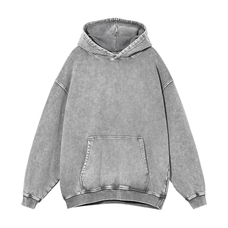 High Street Heavy Weight Washed Cotton Hoodies