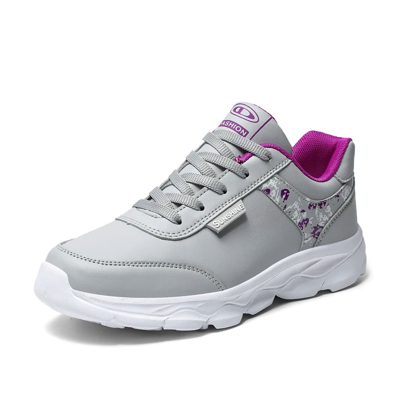 Breathable Outdoor Lace-Up Sneakers