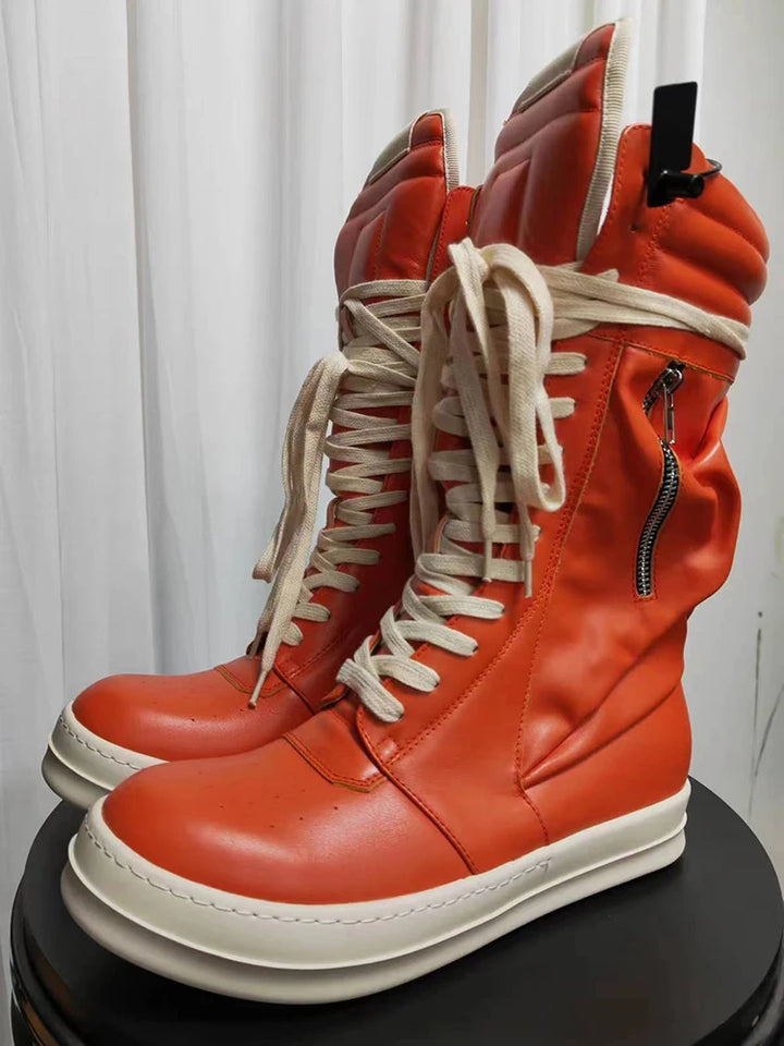 Trending Leather Unisex Motorcycle Boots