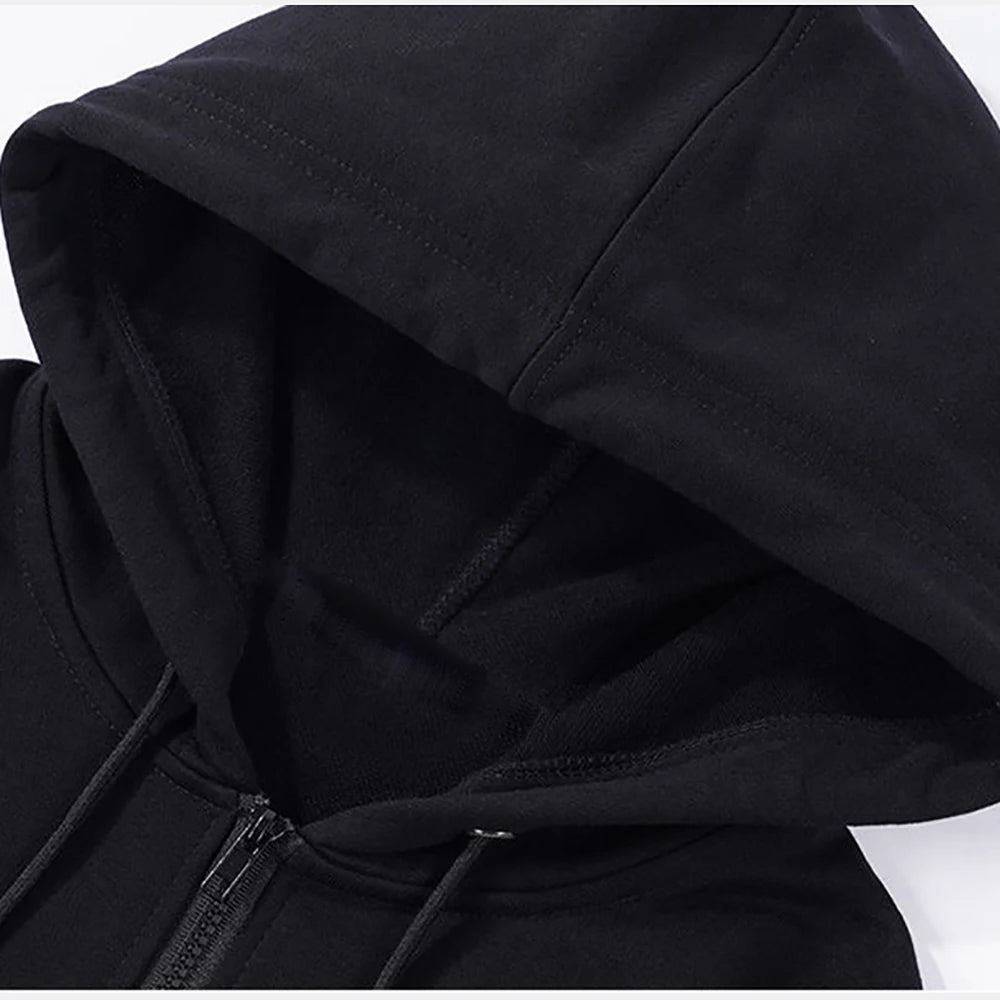 Japanese Anime Punk Hoodie with Courage Eyes