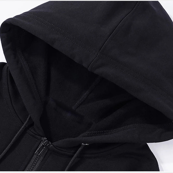 Japanese Anime Punk Hoodie with Courage Eyes