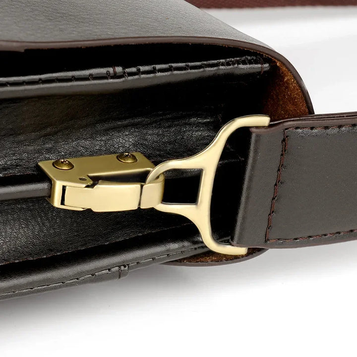 Luxury Kangaroo Brand Leather Messenger Bag
