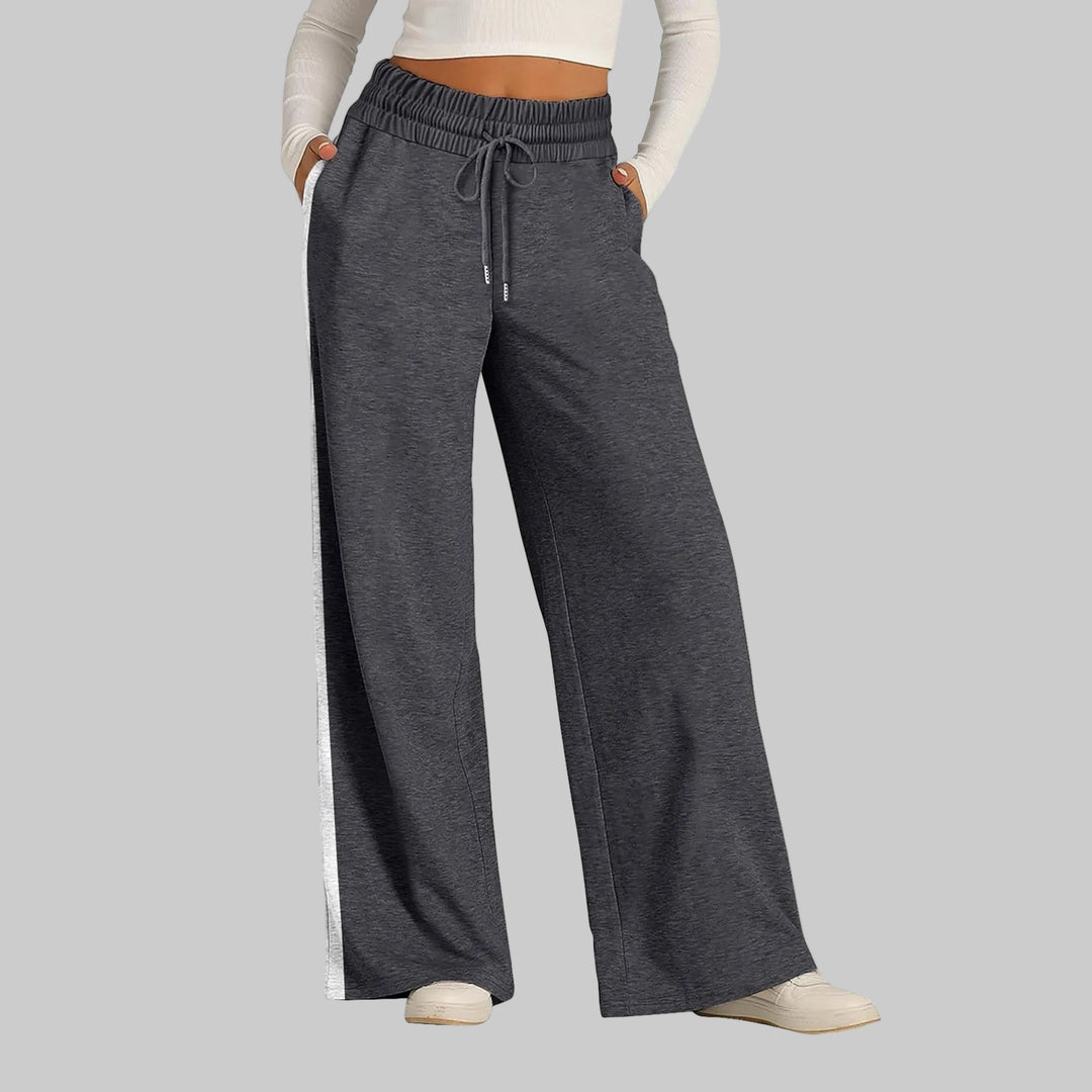 Classic Wide-Leg Sports Joggers