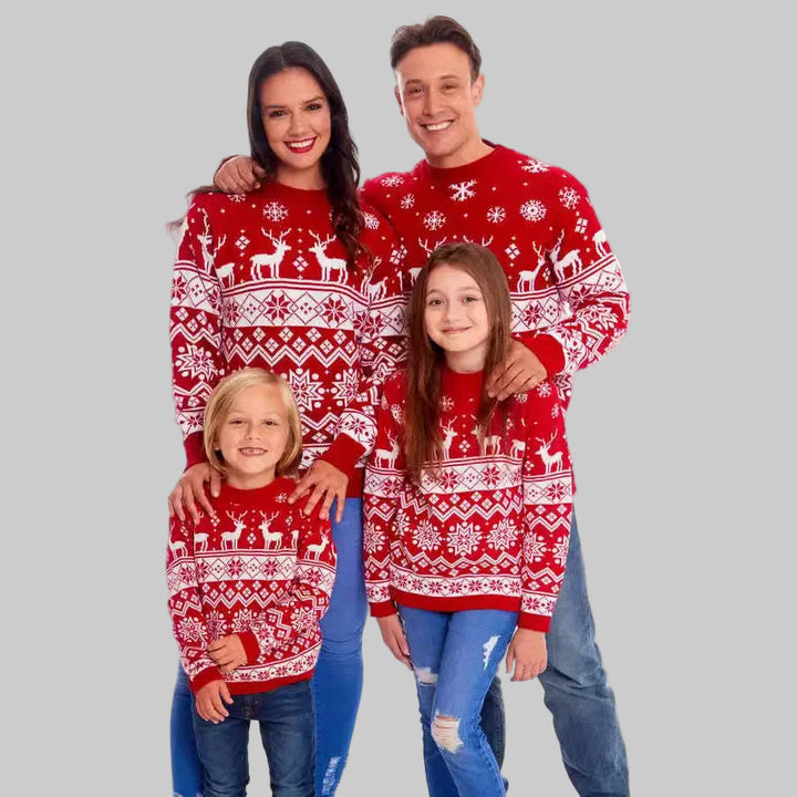 Parent-Child Family Christmas Sweaters