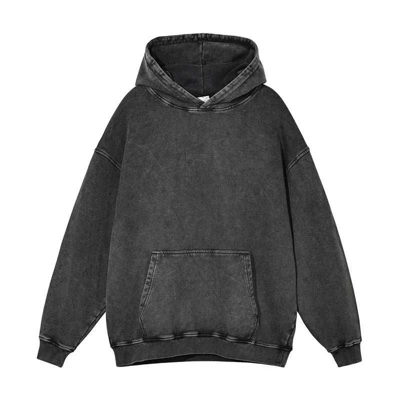 High Street Heavy Weight Washed Cotton Hoodies