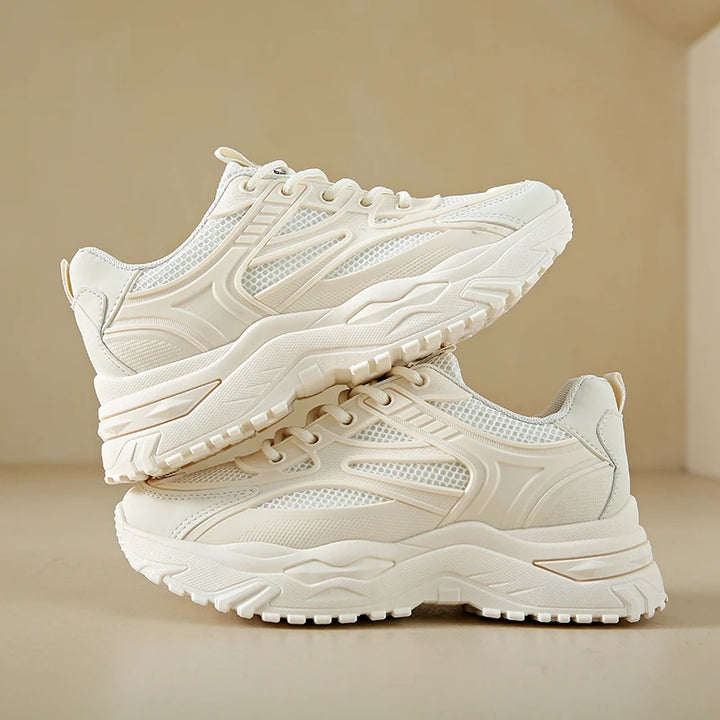 Trending Leather Chunky Sneakers