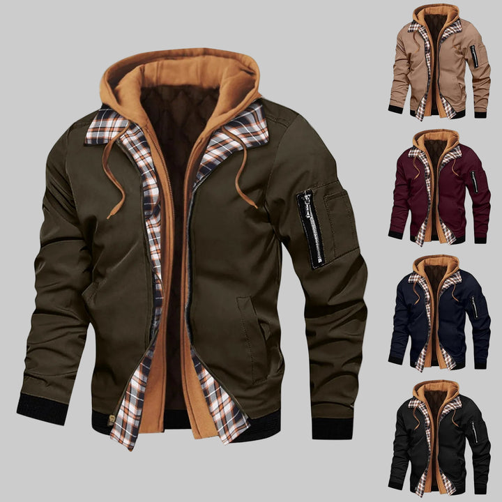 Hooded Slim Fit Thick Cotton-Padded Jacket