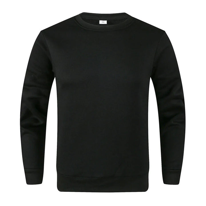 Solid Color Long Sleeve Casual Sweatshirt