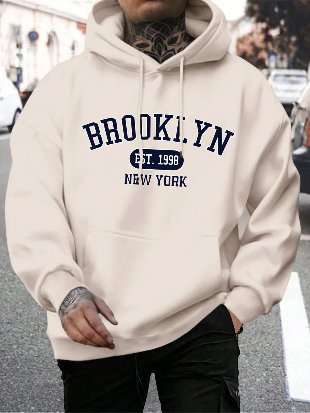Brooklyn Est 1998 New York Oversized Hoodies