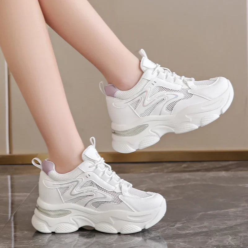 Breathable Mesh Non-slip Chunky Sneakers