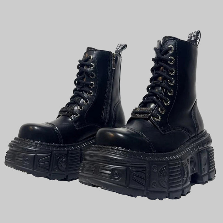 High-Quality Punk Boots with 9 CM Platform