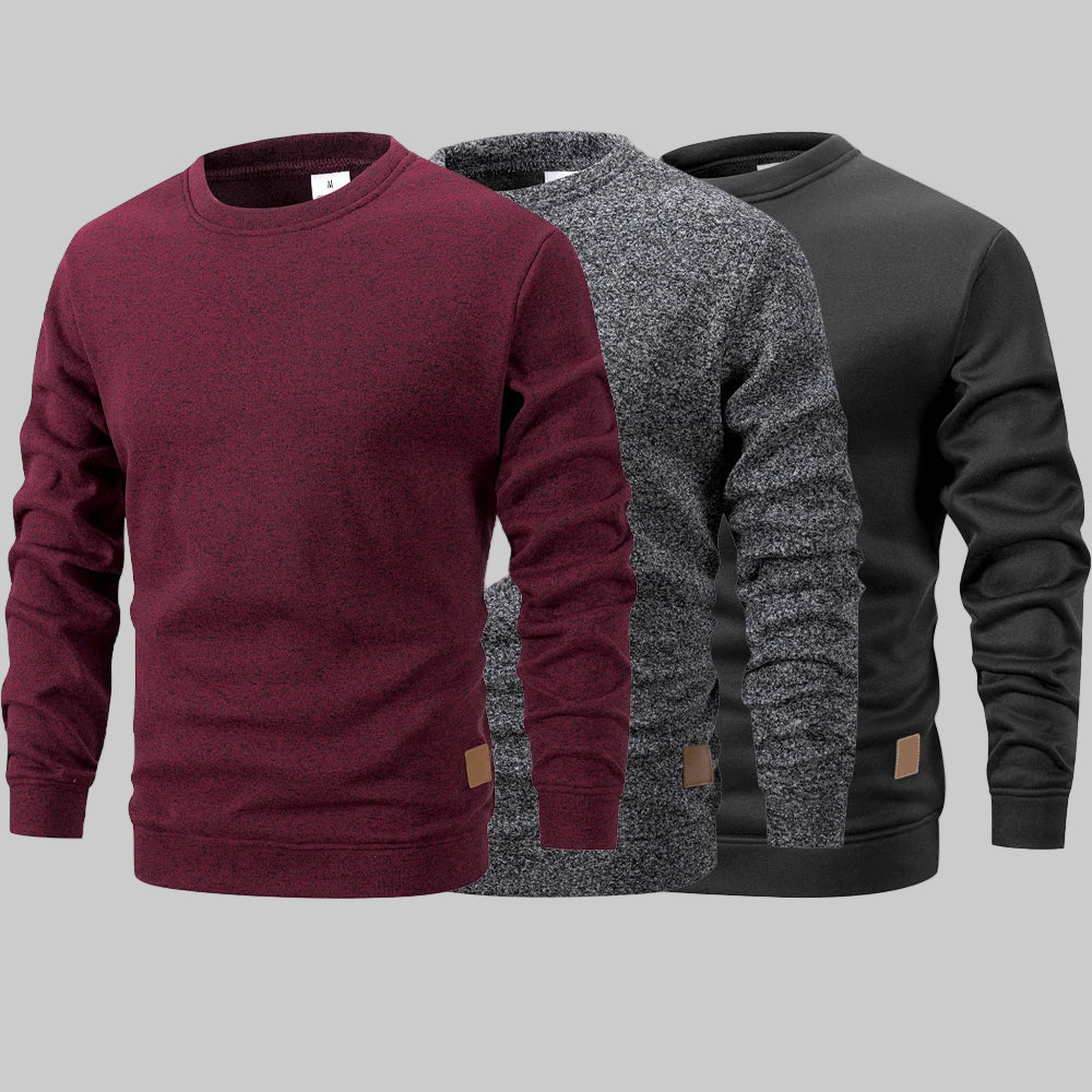 Casual Loose-Fit Crew Neck Pullover Sweatshirt