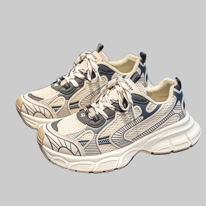 Breathable Mesh Chunky Sneakers for Added Height