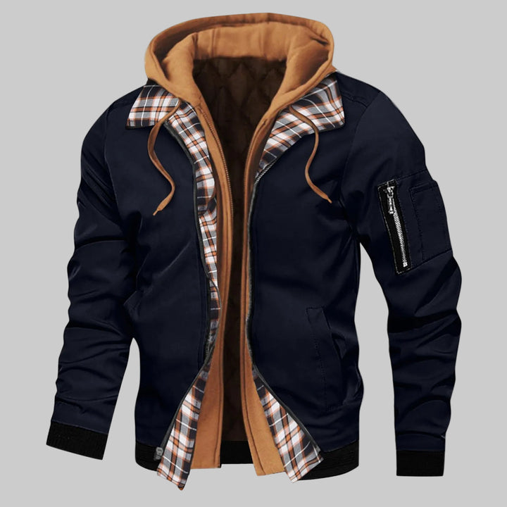 Hooded Slim Fit Thick Cotton-Padded Jacket