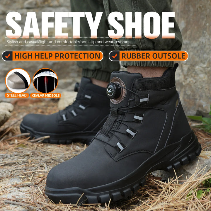 Waterproof Indestructible Steel Toe Safety Boots