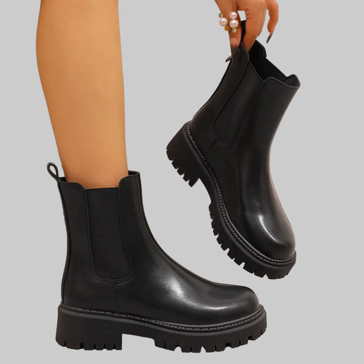 Mid-Calf Versatile Lightweight Chunky Boots