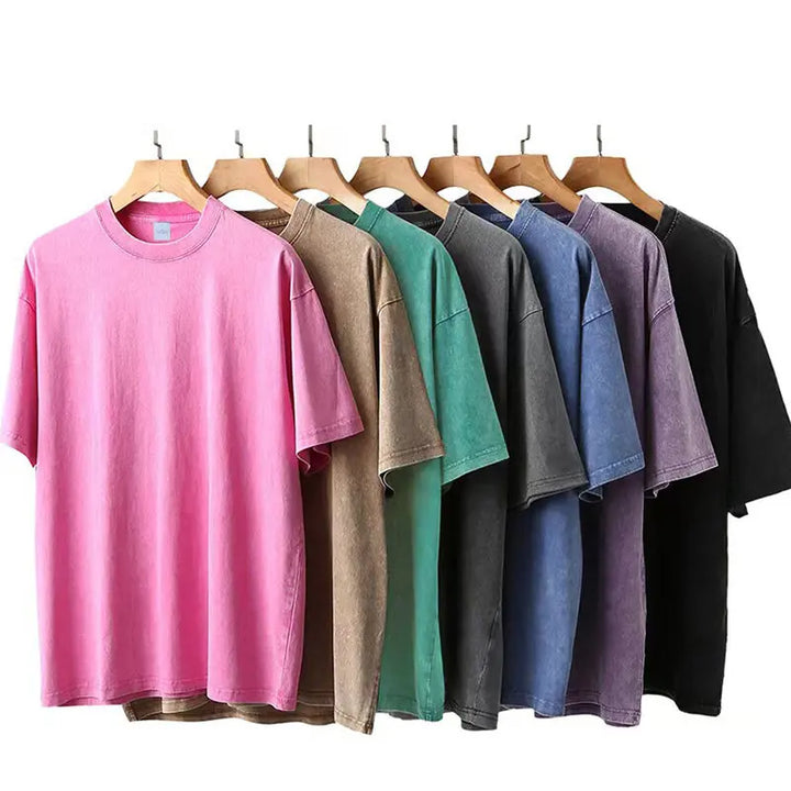 Retro-Inspired Oversized Cotton T-Shirt