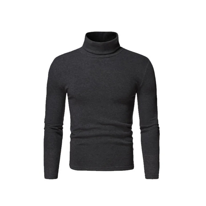Casual Slim Fit High Collar Turtleneck Pullover
