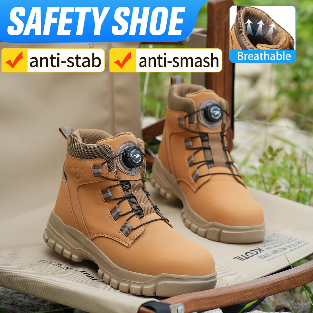 Waterproof Indestructible Steel Toe Safety Boots