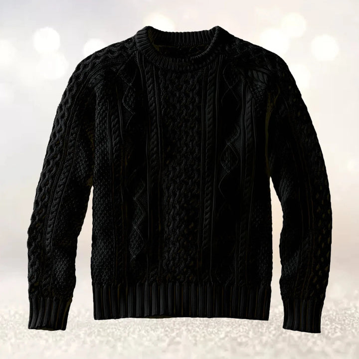 Solid Color Woven Wool Knitted Sweaters