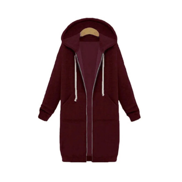 Hooded Long Thick Loose Sweatshirt