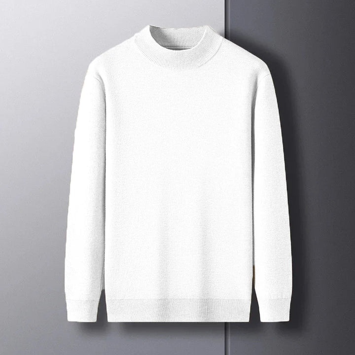 Warm Thick Winter Knit Mock Neck Sweater
