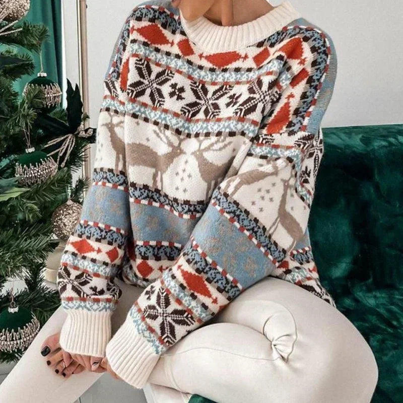 Y2k Style Thick Warm Knitted Winter Christmas Sweaters