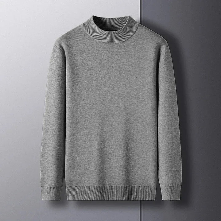 Warm Thick Winter Knit Mock Neck Sweater