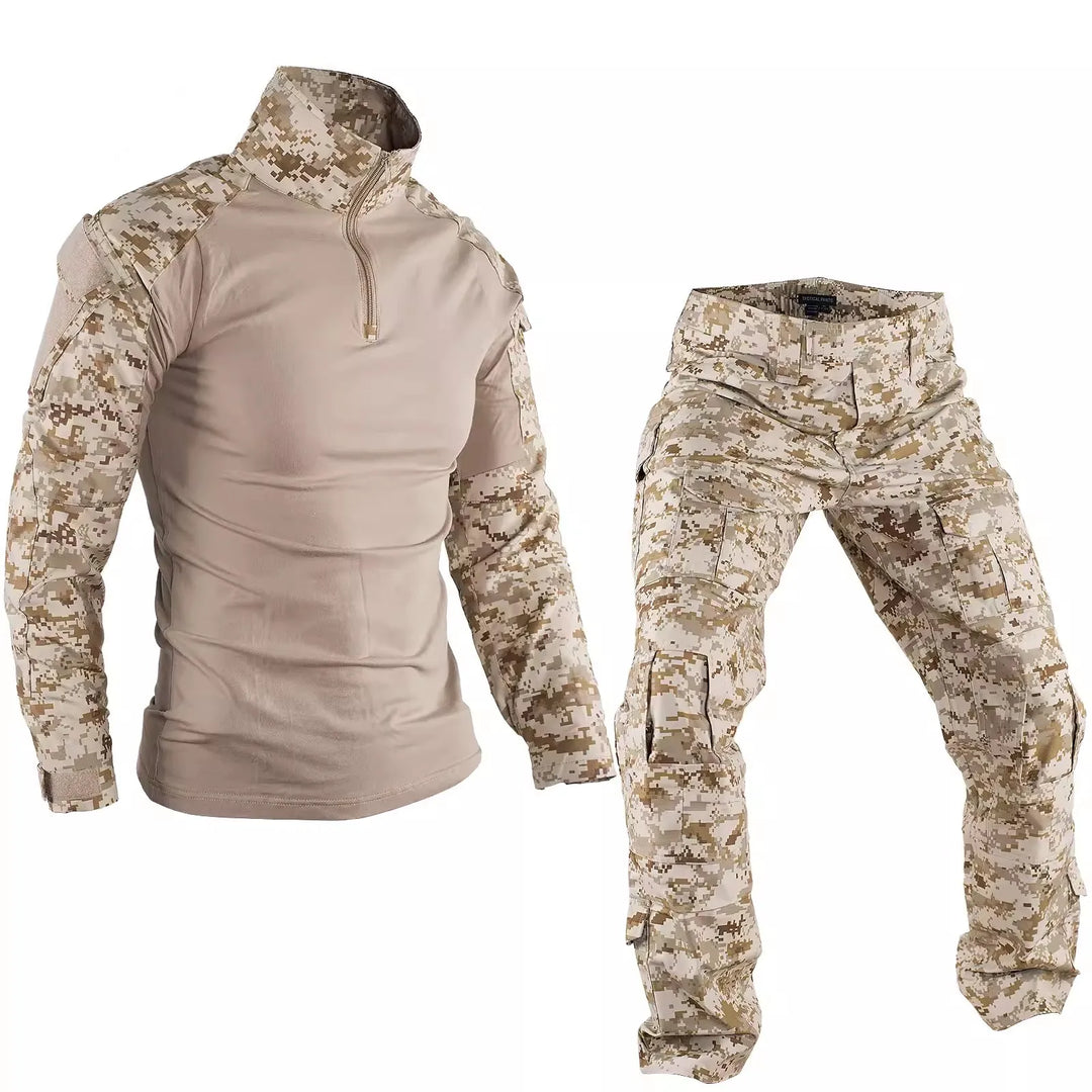 Tactical Lightweight Quick-Dry Camo Combat Training Set