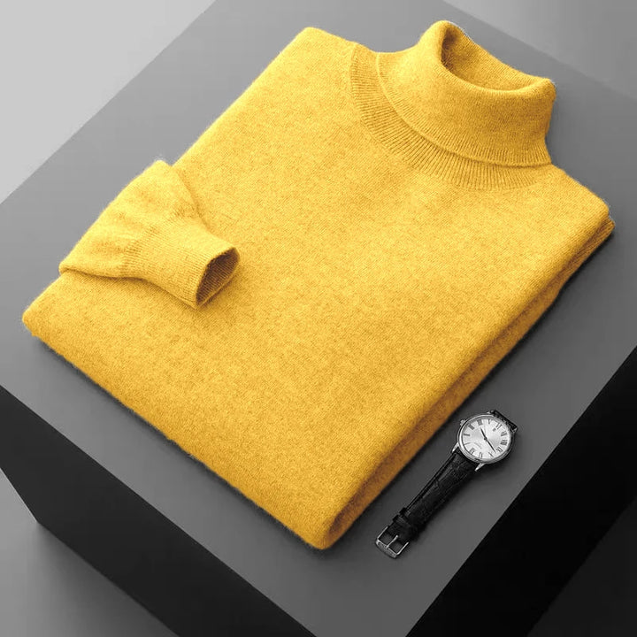 Thick Woolen Turtleneck Pullover Sweater