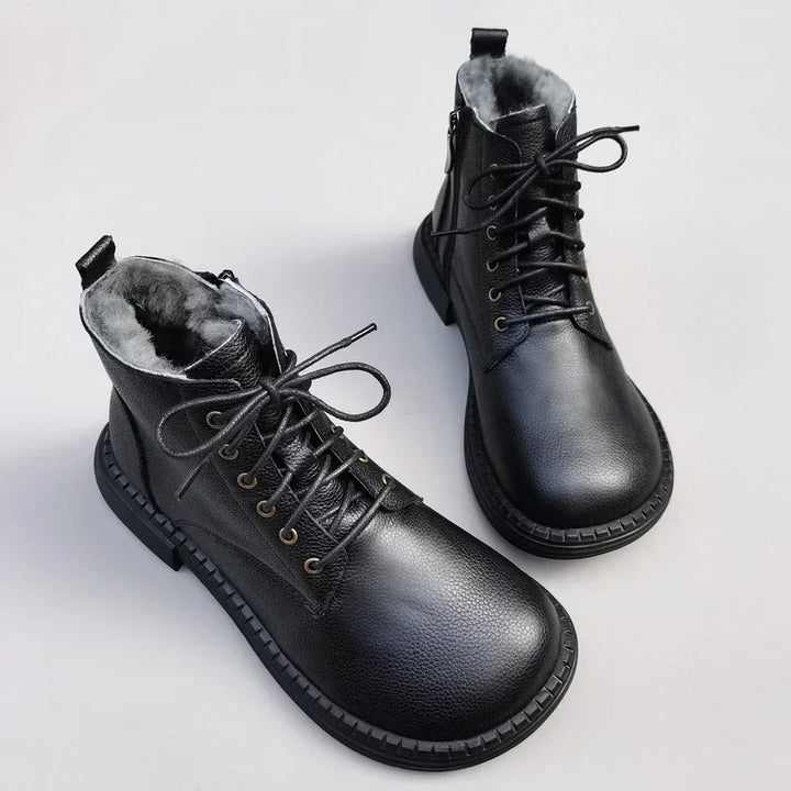 Genuine Leather Pure Handmade Unisex Winter Boots