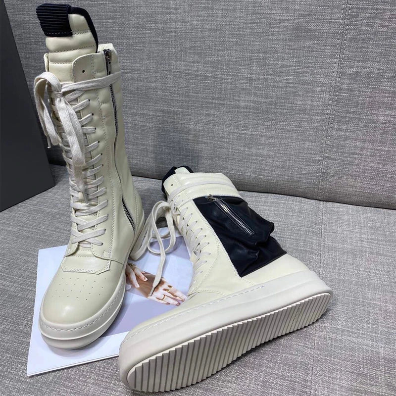 Trending Leather Unisex Motorcycle Boots