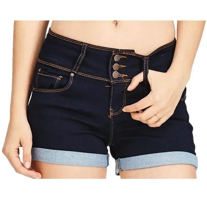 Women's Summer Denim Stretch Shorts